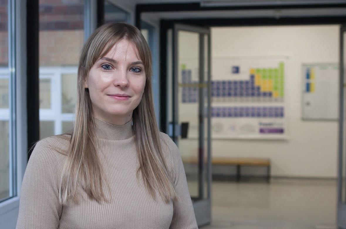 dr Dorota Chełminiak-Dudkiewicz na Wydziale Chemii UMK