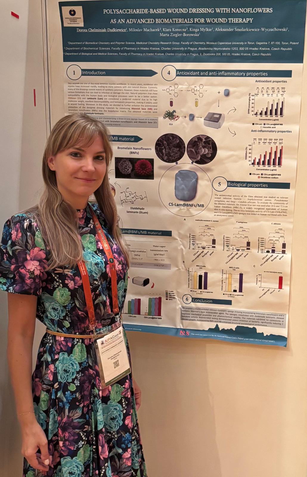 Poster na kongresie IUPAC 2025